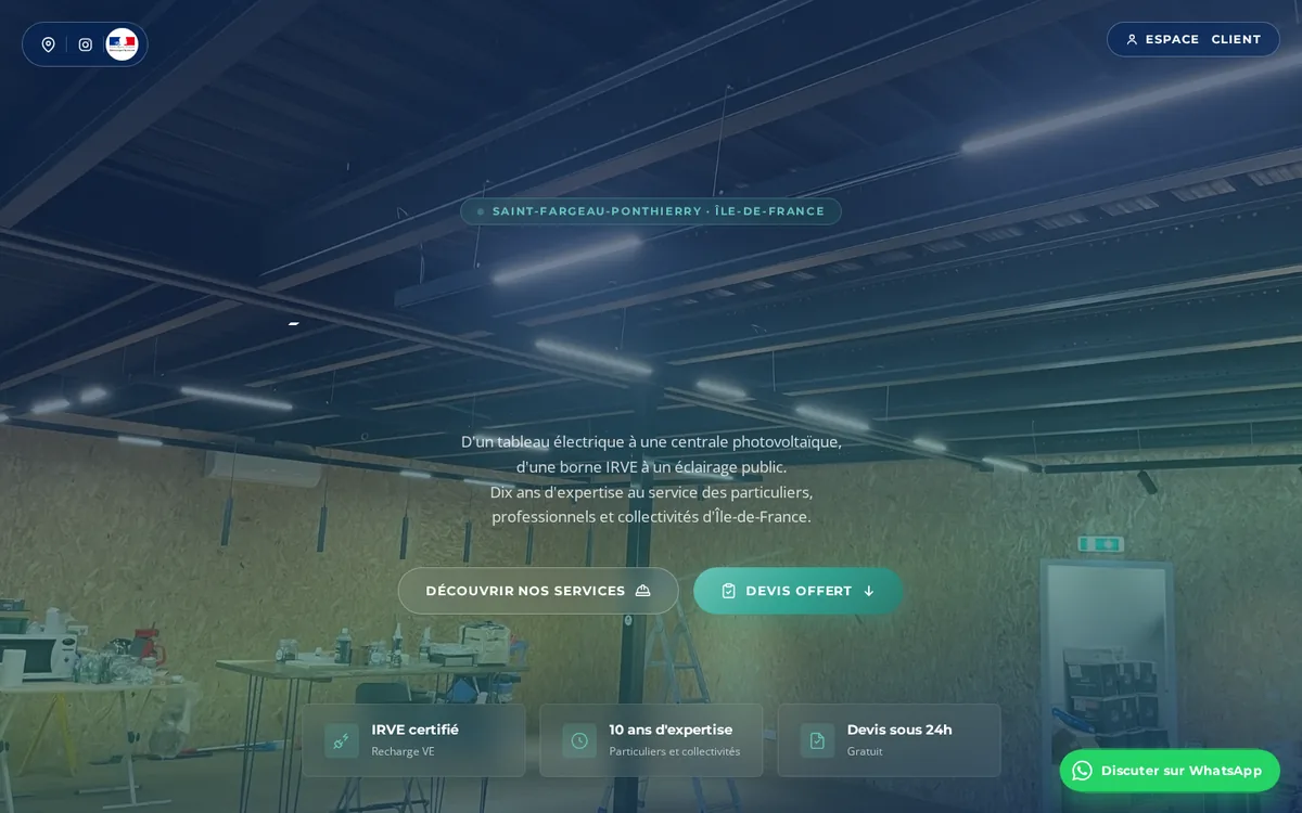 Site SBC Energy réalisé par VSF Agency