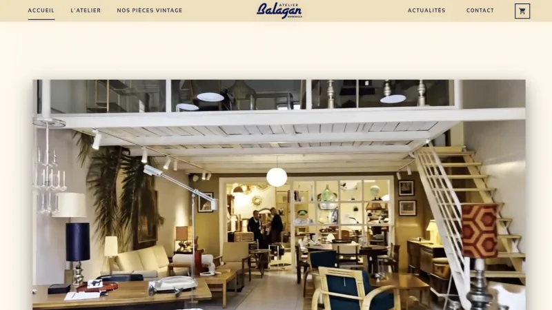 Atelier Balagan, mobilier vintage à Marrakech