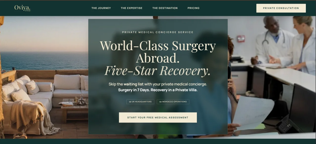 Oviya Group Private Medical Concierge UK/Maroc