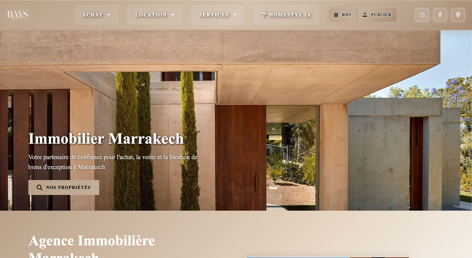 Plateforme Immobilière