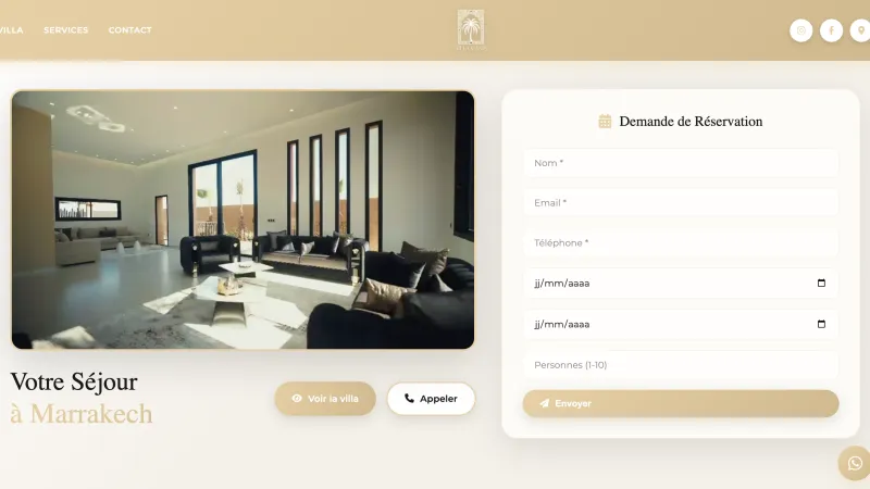 Villa Iganis — site hébergé par VSF Agency